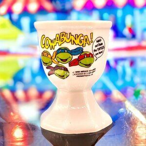 Teenage Mutant Ninja Turtles Eggcup from 1990 Cowabunga TMNT Collector v3 Englan